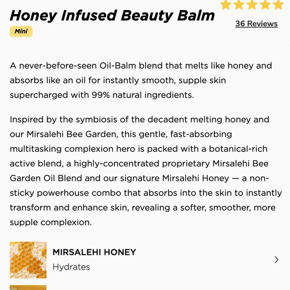 Gisou Honey Infused Beauty Balm 50ml full size - Picture 6 of 8